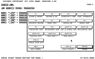 Sysinfo atari screenshot